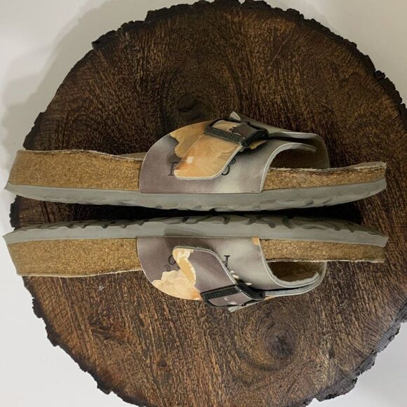 Birkenstock Papillio Women’s Size 7 Catalina Floral One Strap Slip On Sandals - Picture 9 of 16